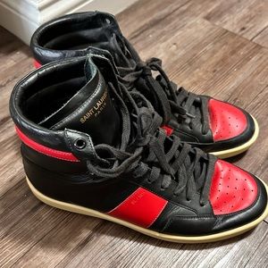 Saint Laurent Court High Tops